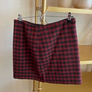 Madewell Wool Mini Skirt